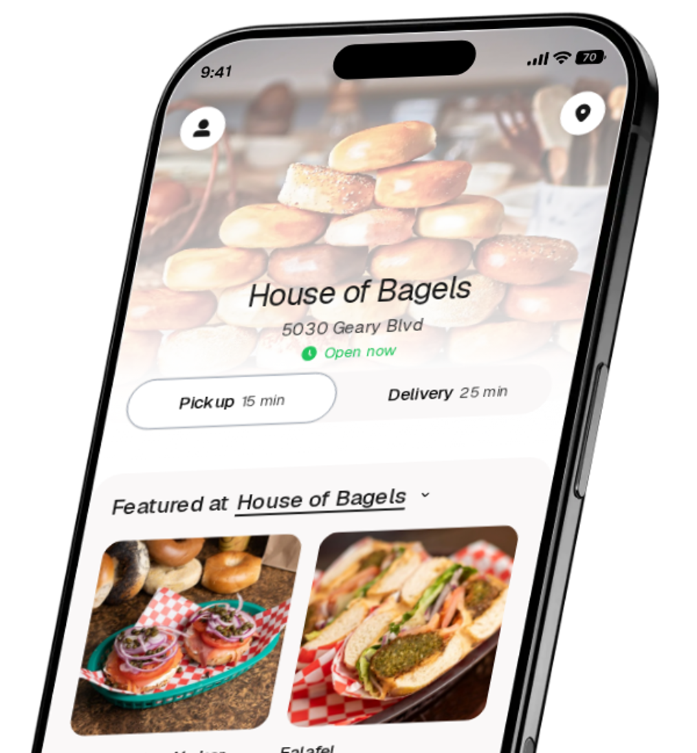 House of Bagels app preview